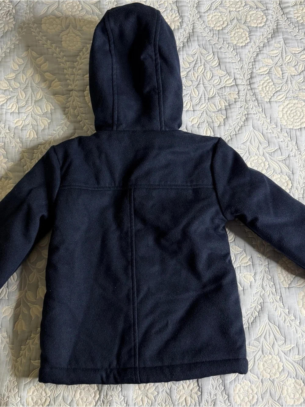 OshKosh B'Gosh navy wool duffle coat